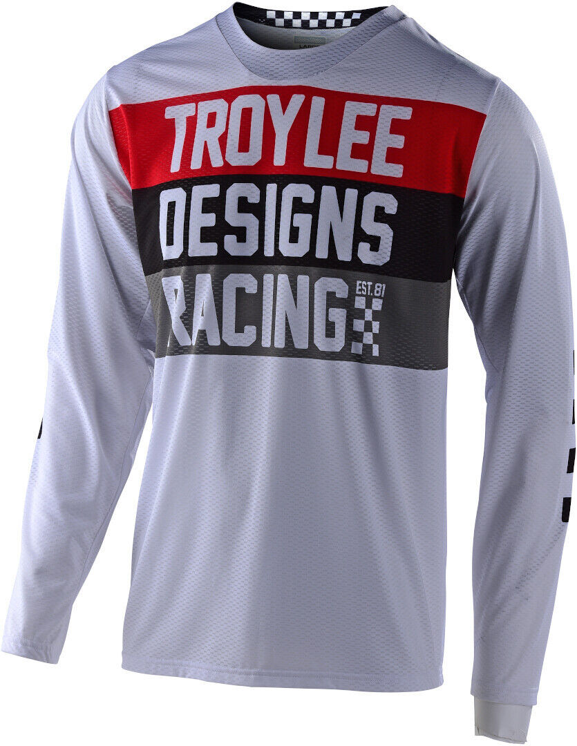 Troy Lee Designs GP Air Continental Motocross-trøya 2XL Svart Hvit