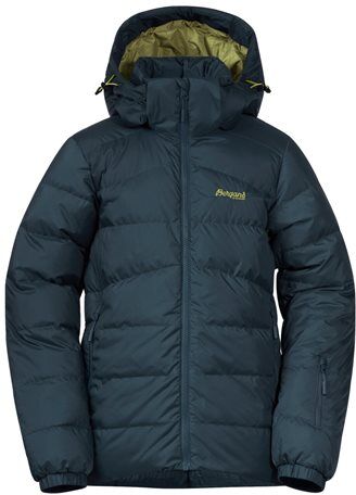 Bergans Røros Down Youth Jacket Orion Blue/Green Oasis  140