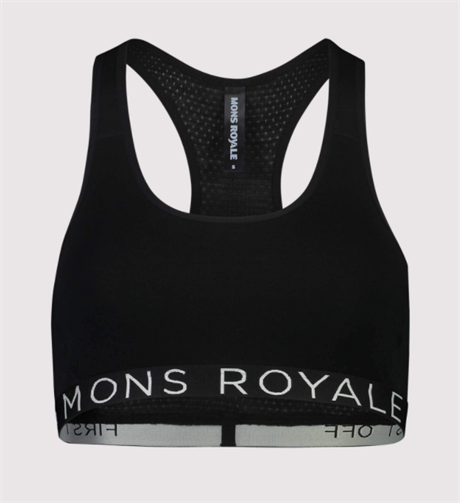 Mons Royale Sierra Sports Bra Black  XL