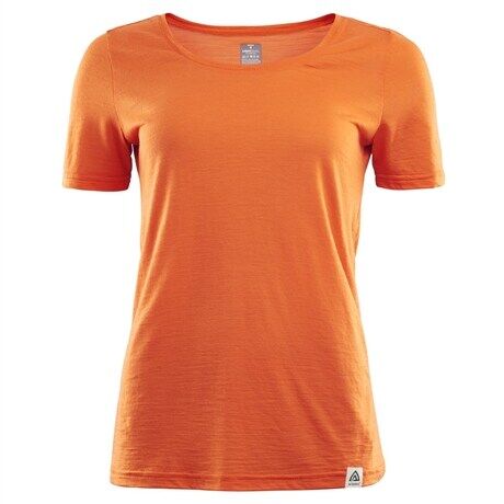 Aclima LightWool T-shirt, W's Orange Popsicle  XS
