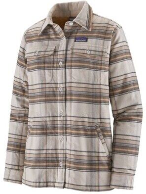 Patagonia Insulated Fjord Flannel Jkt W's Cabin Time: Birch  S