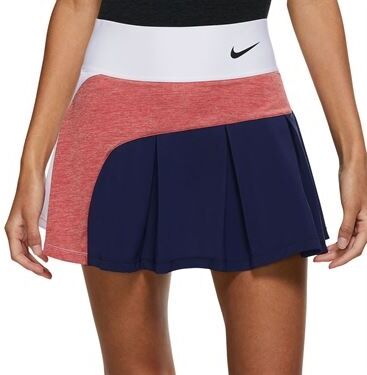 Nike Court Advantage Skirt White/Navy/Red XS