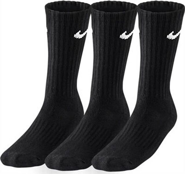 Nike Training Cushioned 3-pack Black 38-42