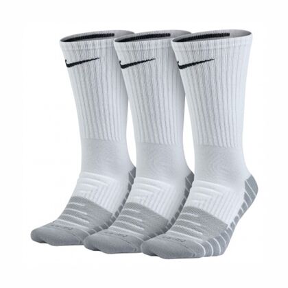 Nike Dry Cushion Crew White 3-pack 34-38