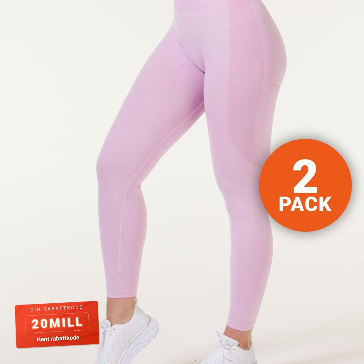 BumPro Beam Tights Pink (2-pack)