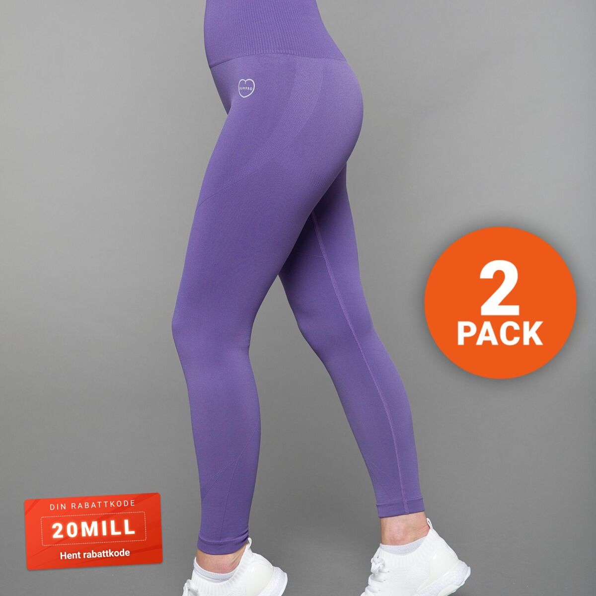 BumPro Hyper Legging Haze Dark Purple (2-pack)