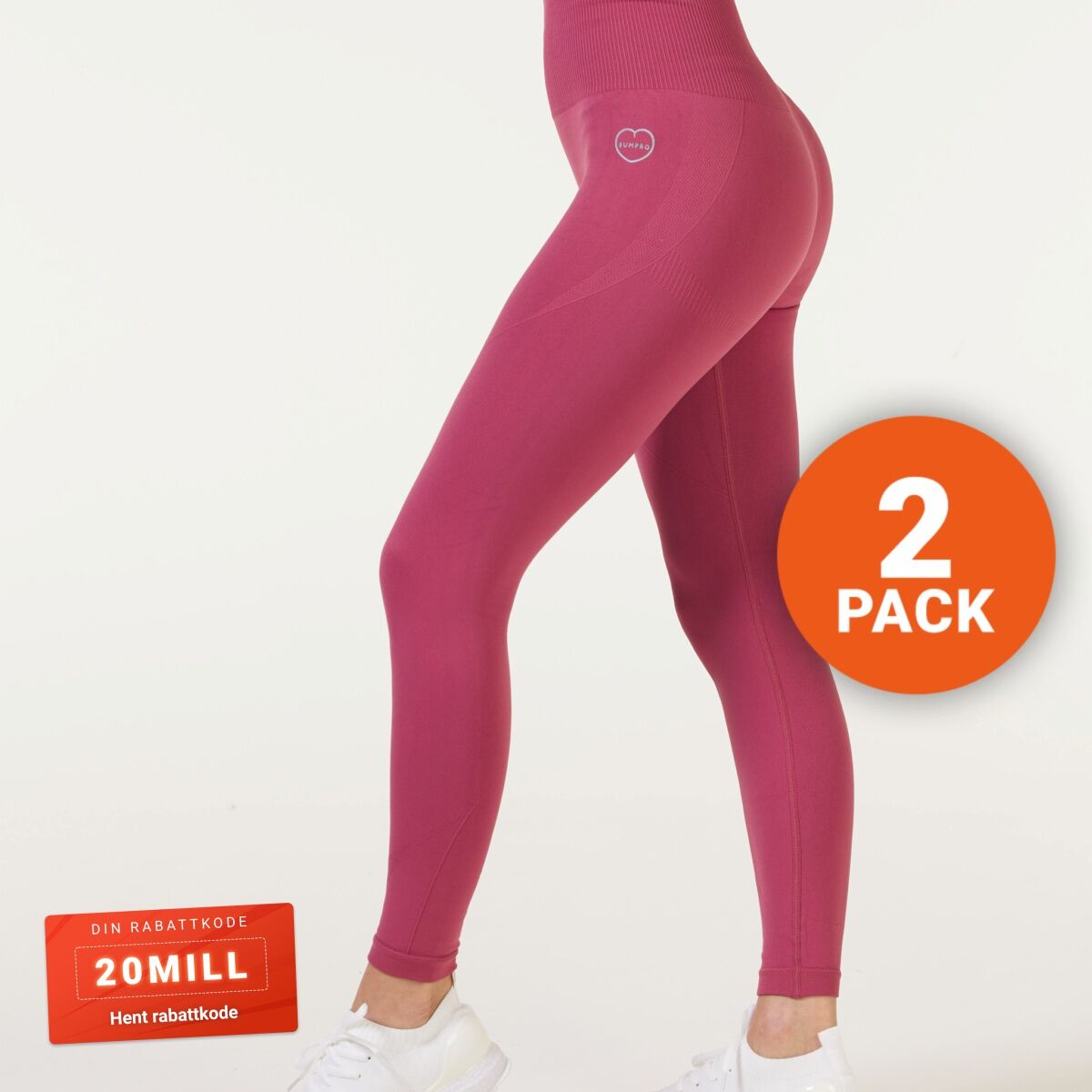 BumPro Hyper Tights Vintage Red (2-pack)