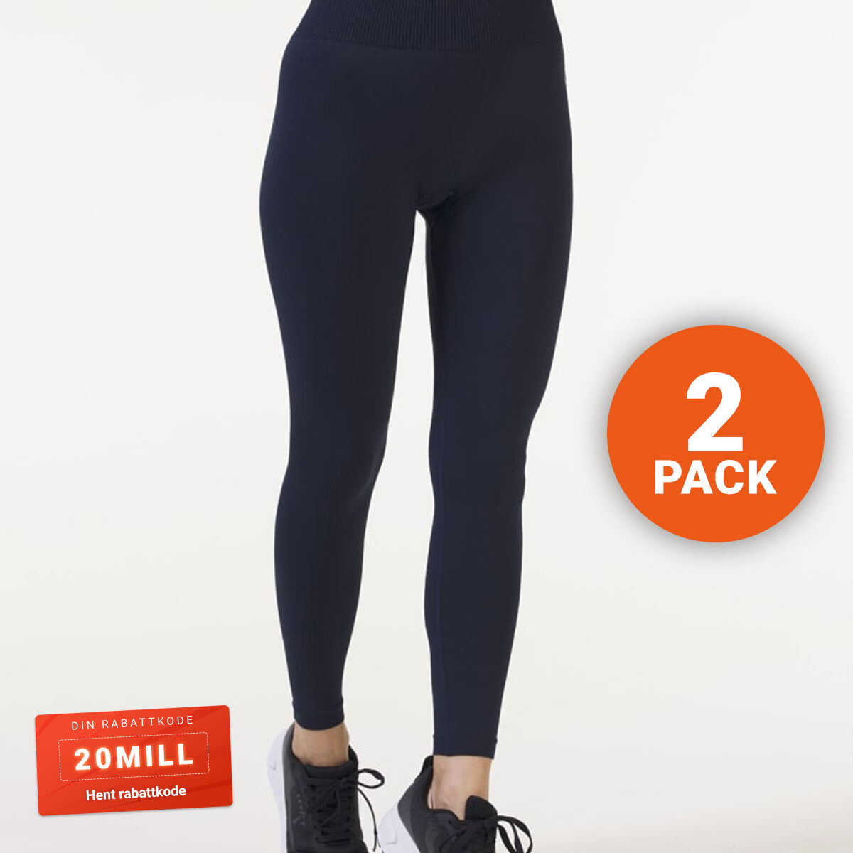 Bumpro Base Tights Navy (2-pack)