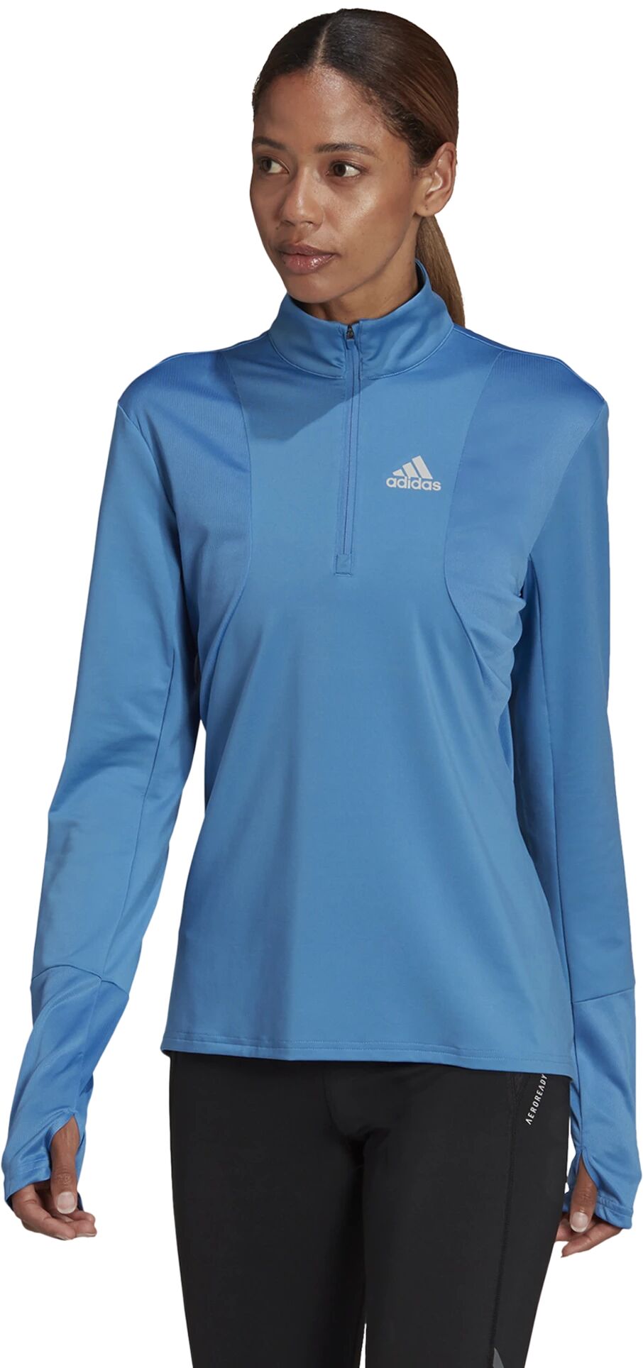 adidas OTR 1/2 ZIP W, treningstrøye dame M Focus Blue