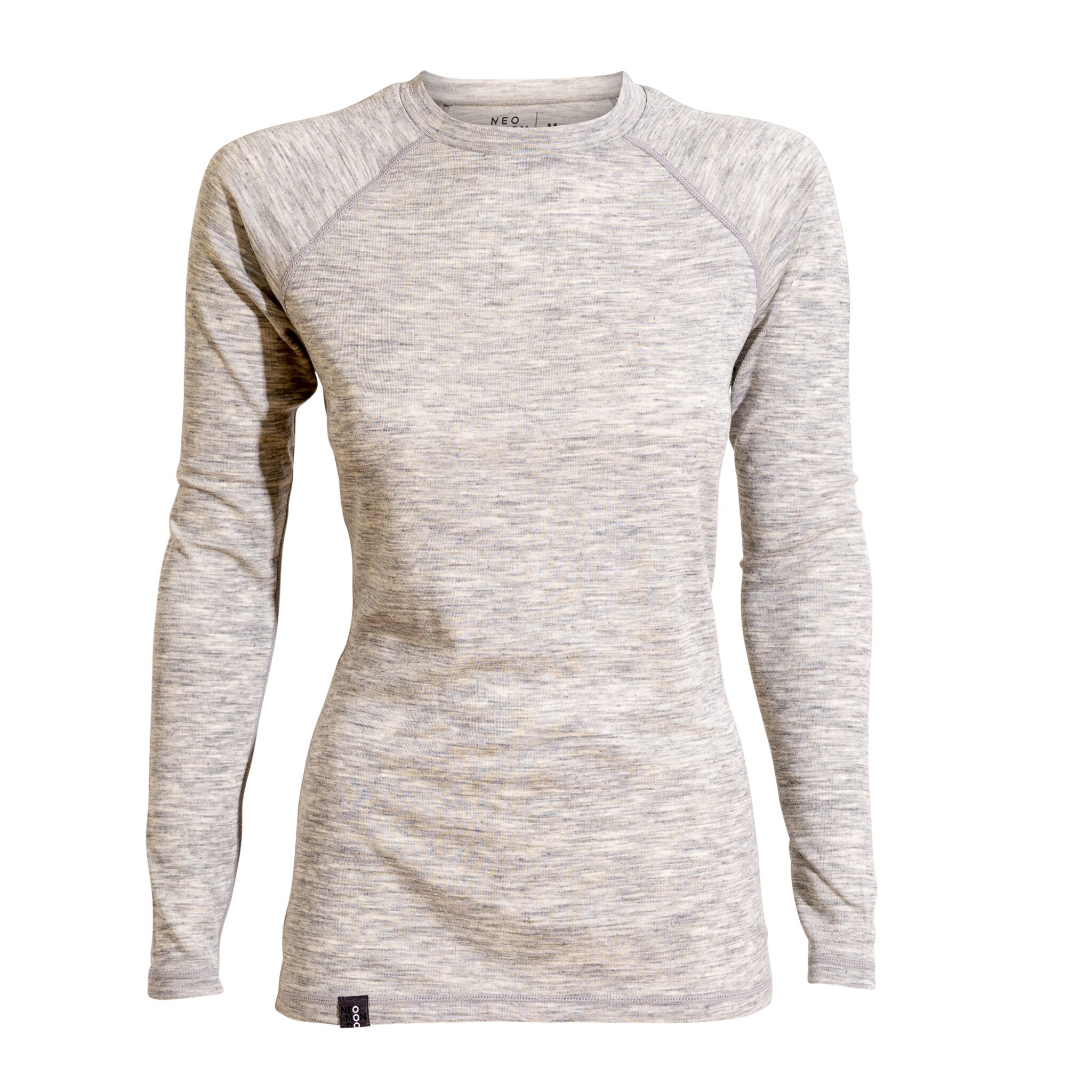 Neomondo Dovre Longsleeve, ulltrøye dame M GREY MELANGE