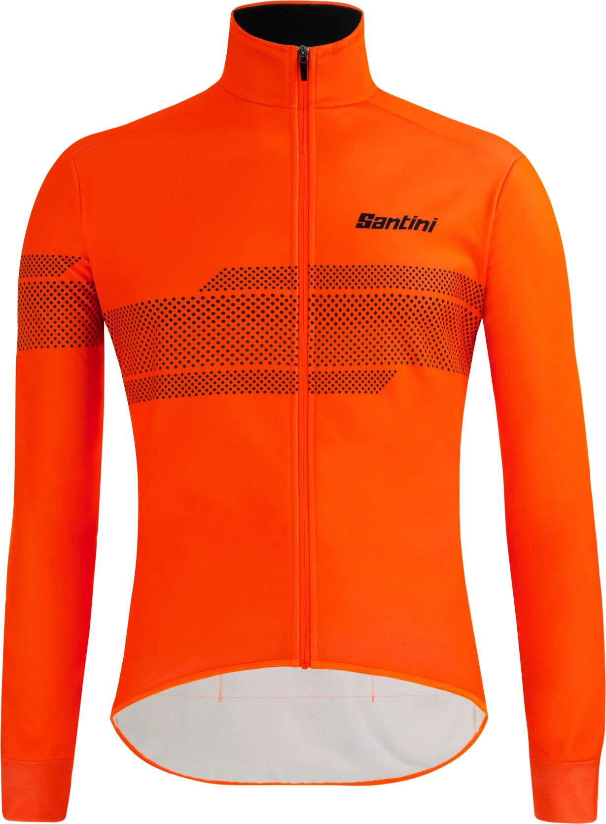 Santini Vega Winter Zerowind jacket 21/22, sykkeljakke vinter, unisex S Orange