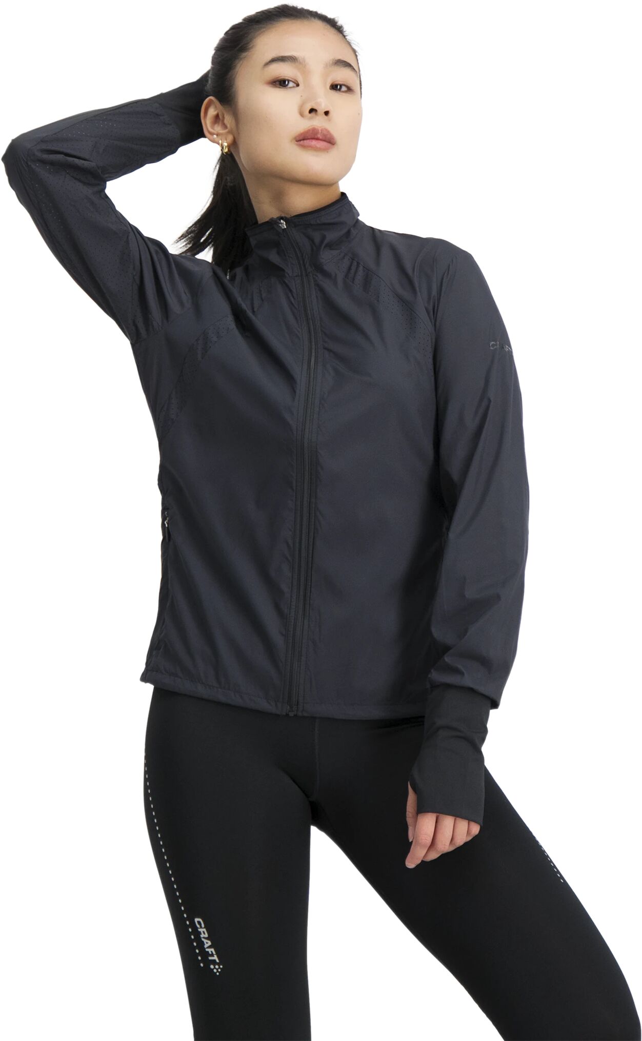 Craft ADV Essence Wind Jacket W, treningsjakke dame S BLACK