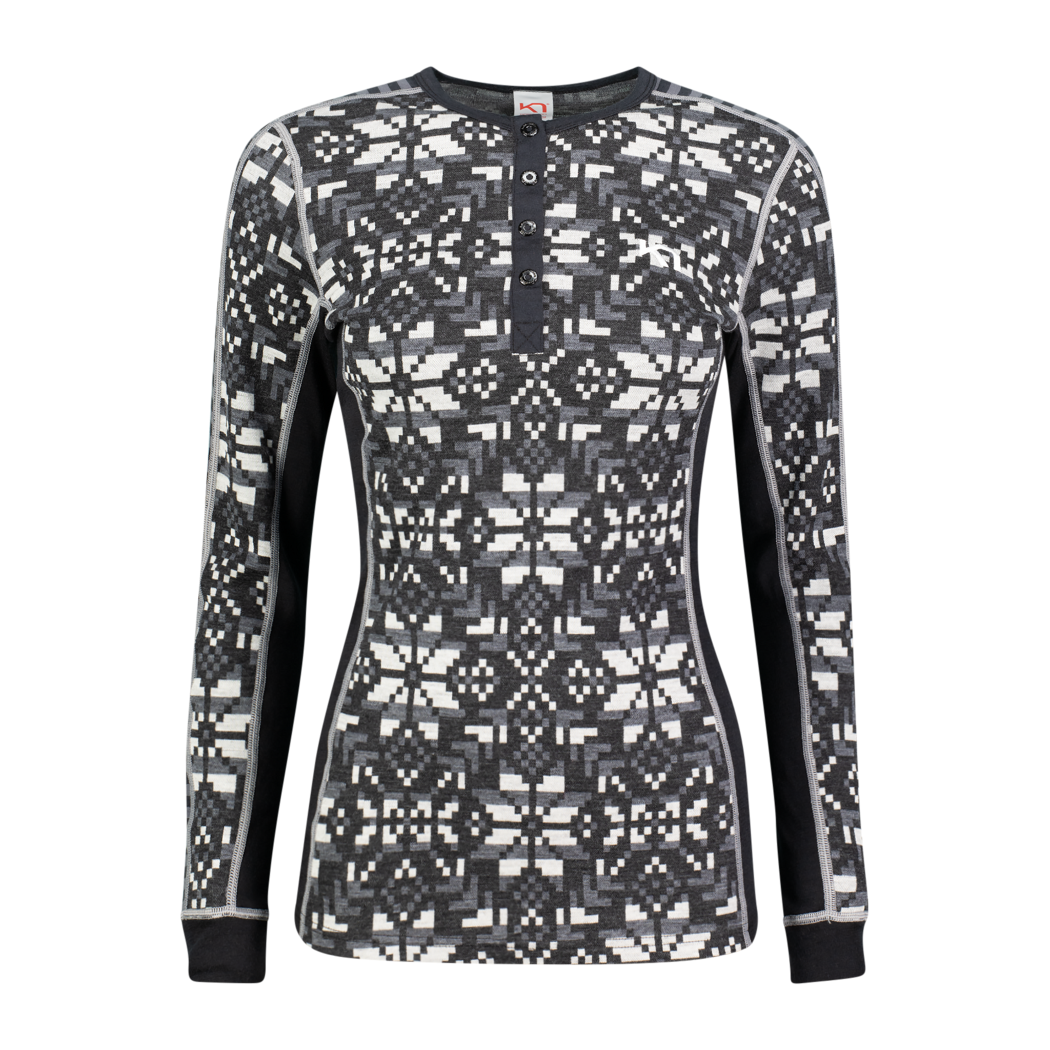 Kari Traa Else Long Sleeve, ulltrøye dame M BLACK