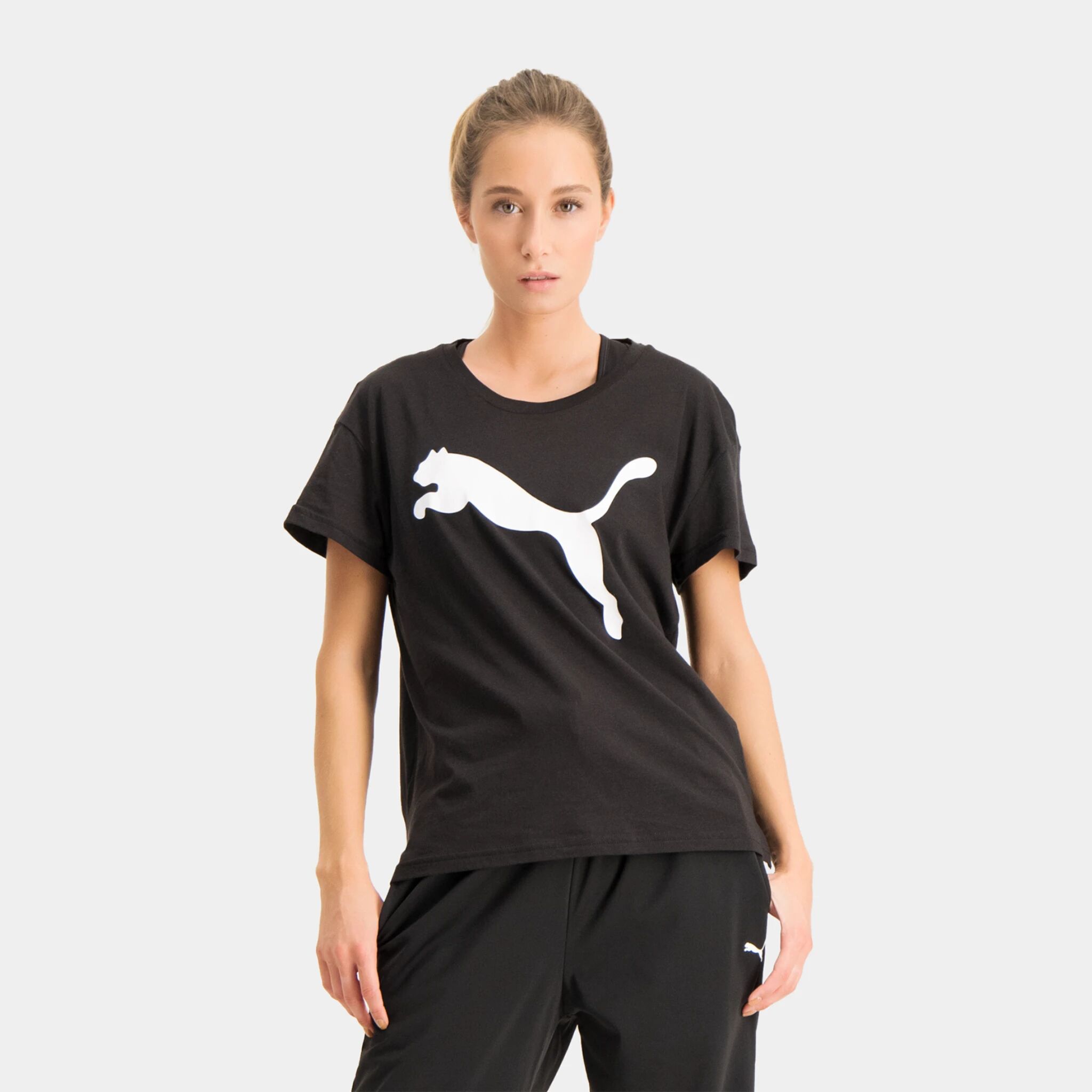 Puma RTG Logo Tee , t-skjorte dame  M Puma Black-Cat