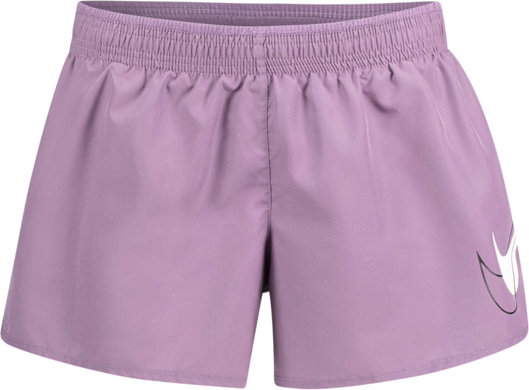 Nike W NK DF SWSH RUN SHORT, løpeshorts dame S Amethyst Smoke/refle