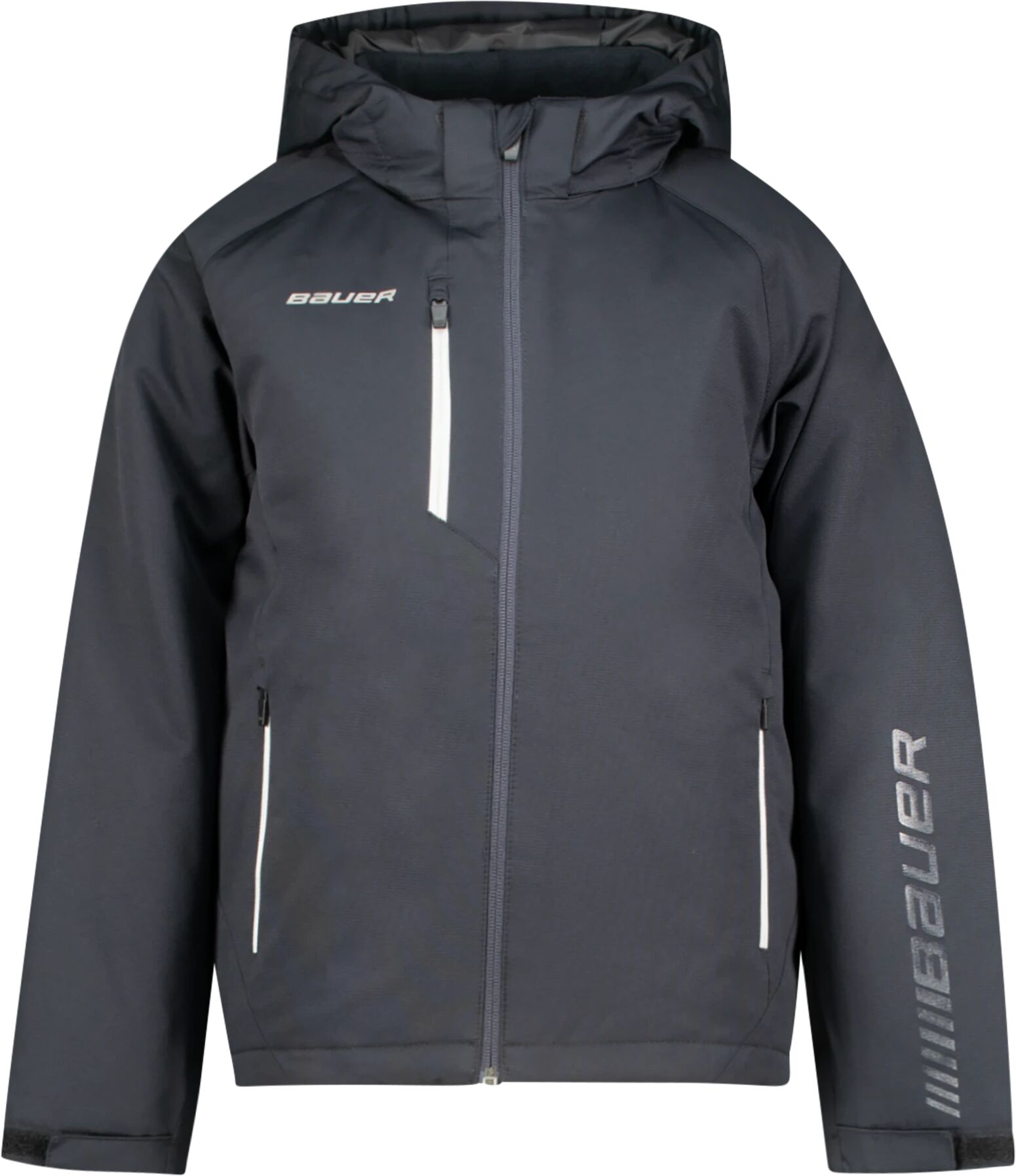 BAUER SUPREME HEAVYWEIGHT JACKET -YTH 21/22, jakke junior M/140-150 BLACK