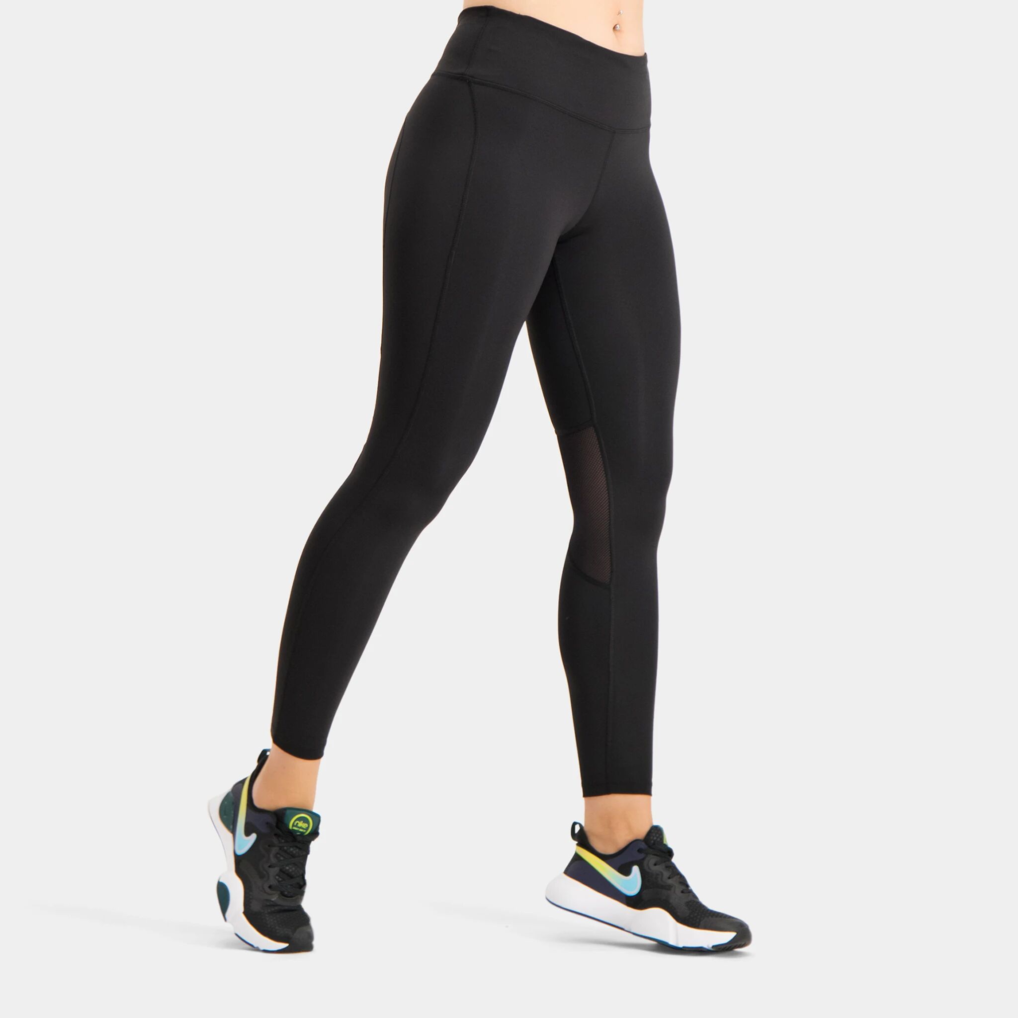 Nike Epic Fast Tights, treningstights dame M BLACK/REFLECTIVE SIL