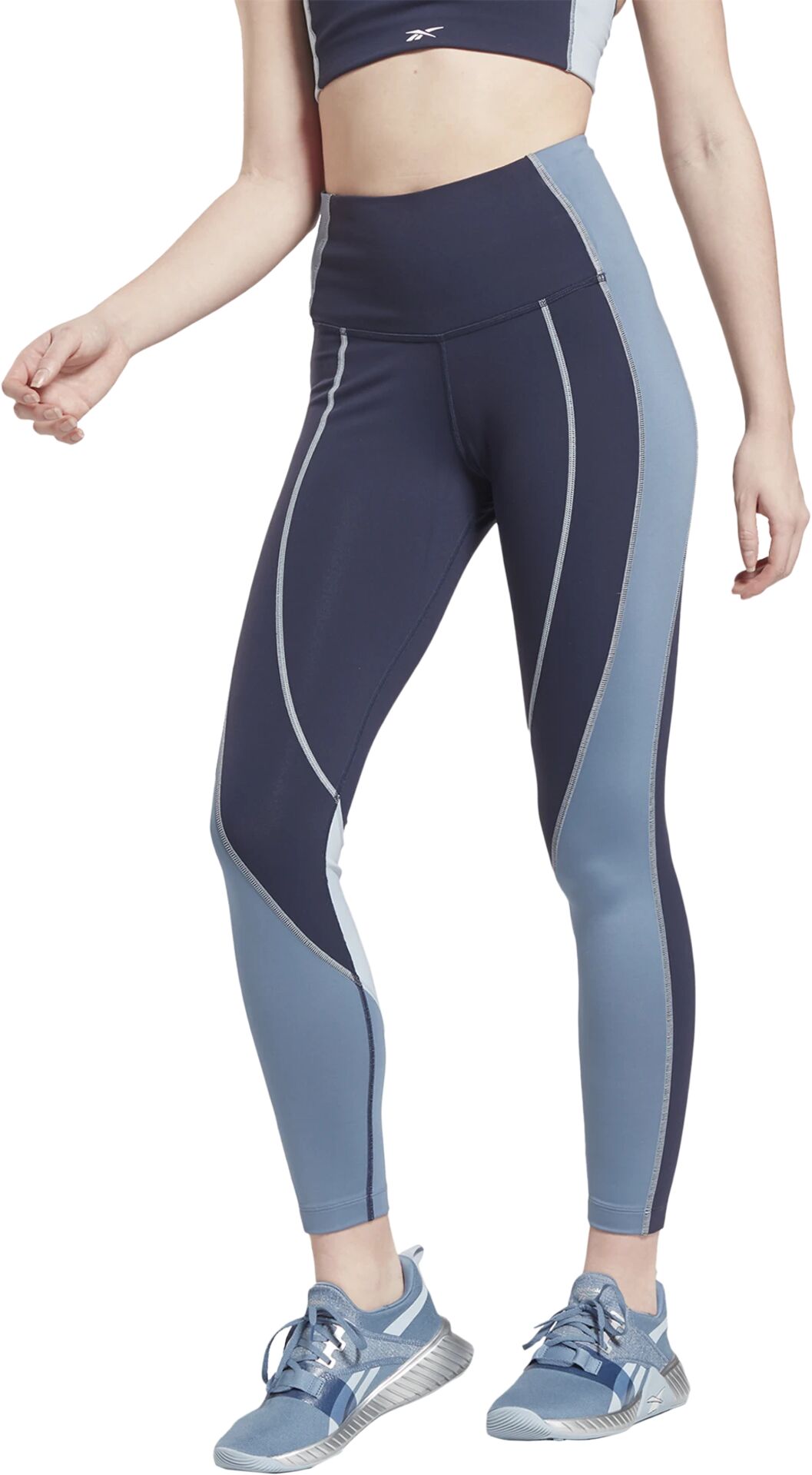 Reebok Ts Lux Hr Tight- Cb, tights dame XS Vector Navy