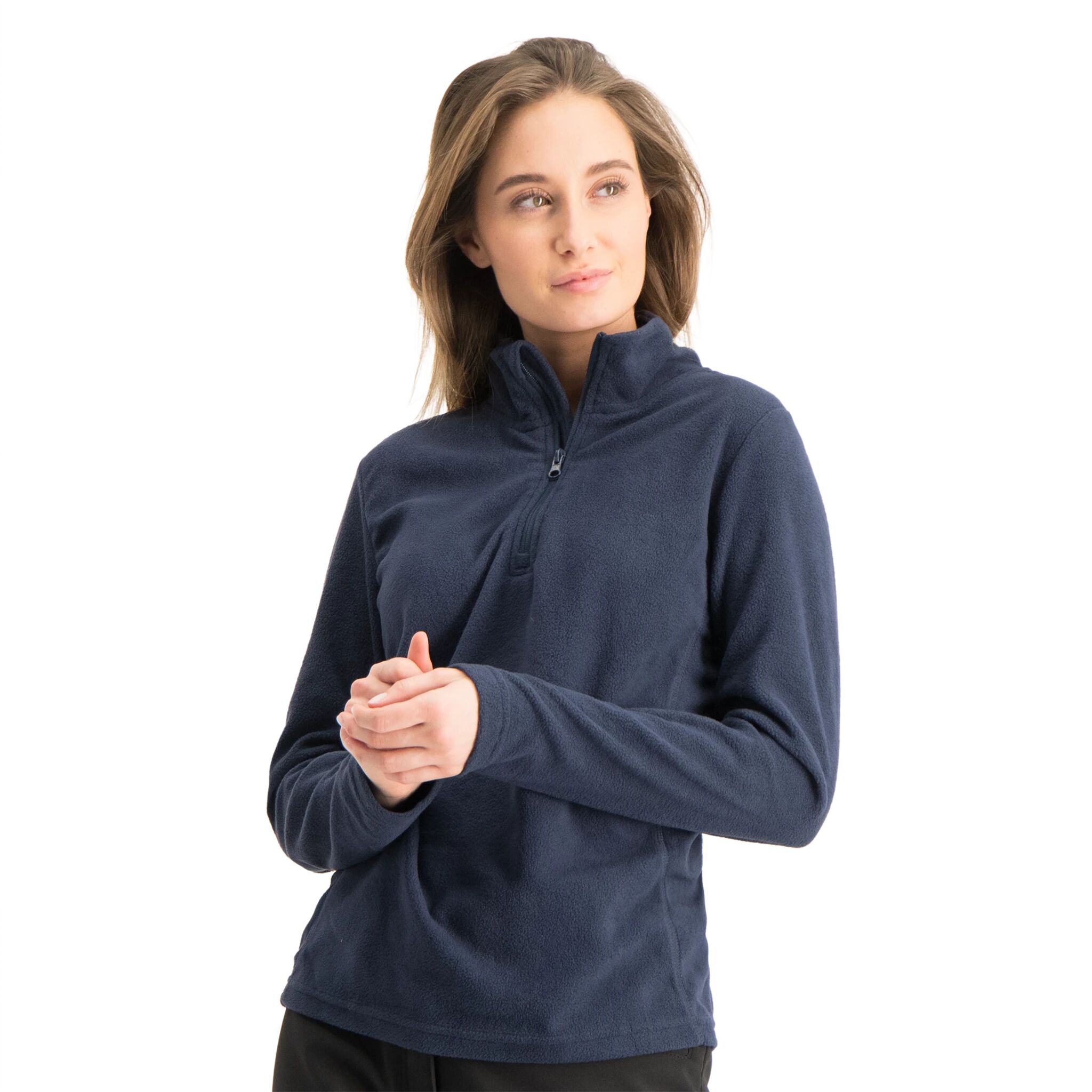 Line One Half Zip Fleece, fleecegenser dame S Navy Blazer