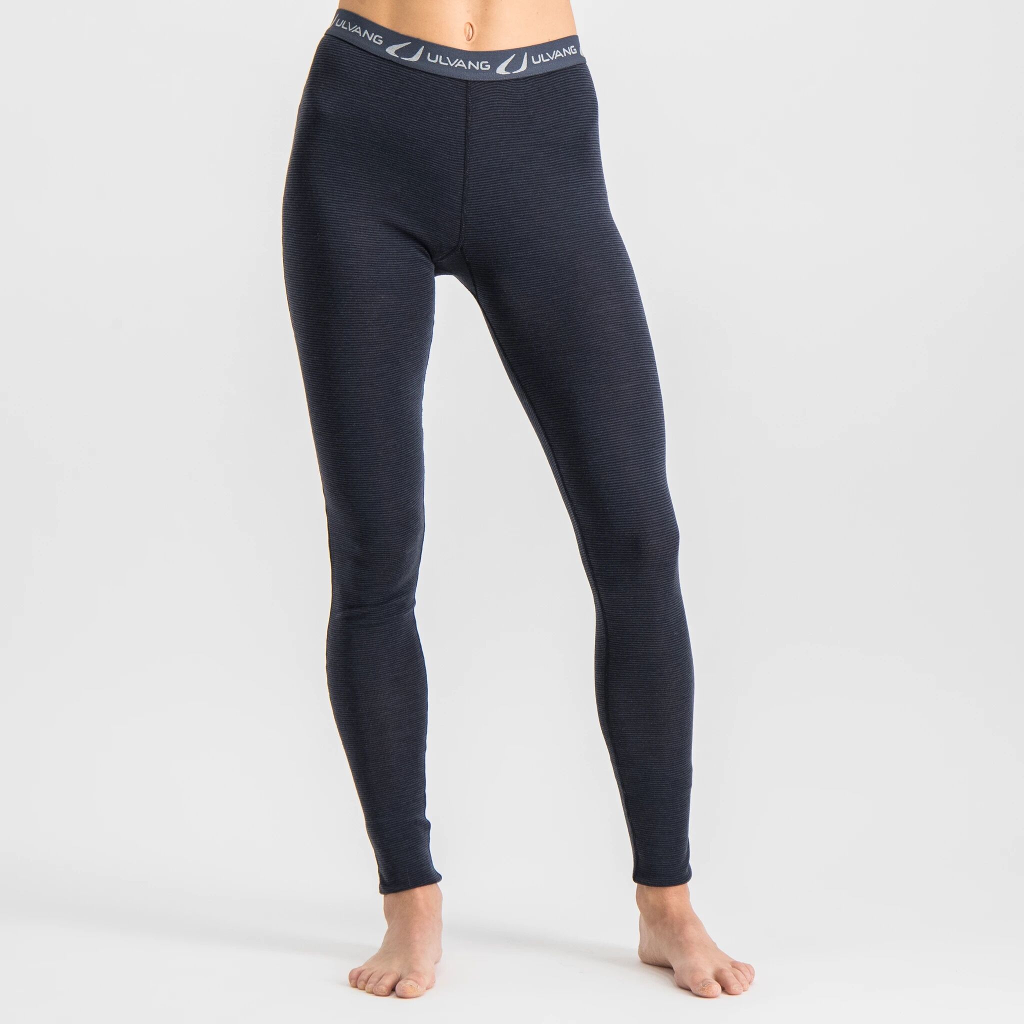 Ulvang Rav 100 % Pant, ullundertøy dame M BLACK/GRANITE