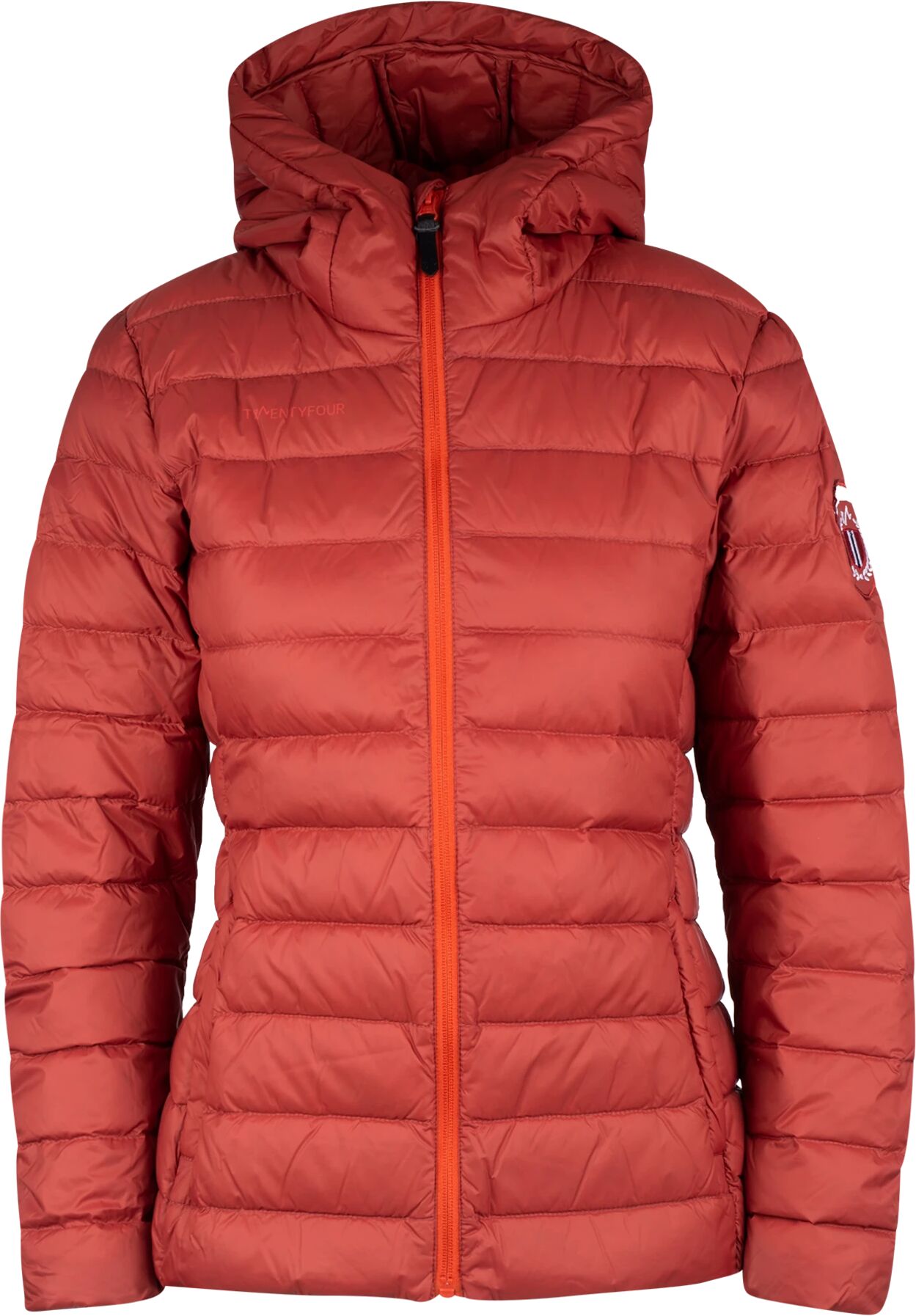 Twentyfour Finse Down Jacket W, dunjakke, dame 36 Dark Rust