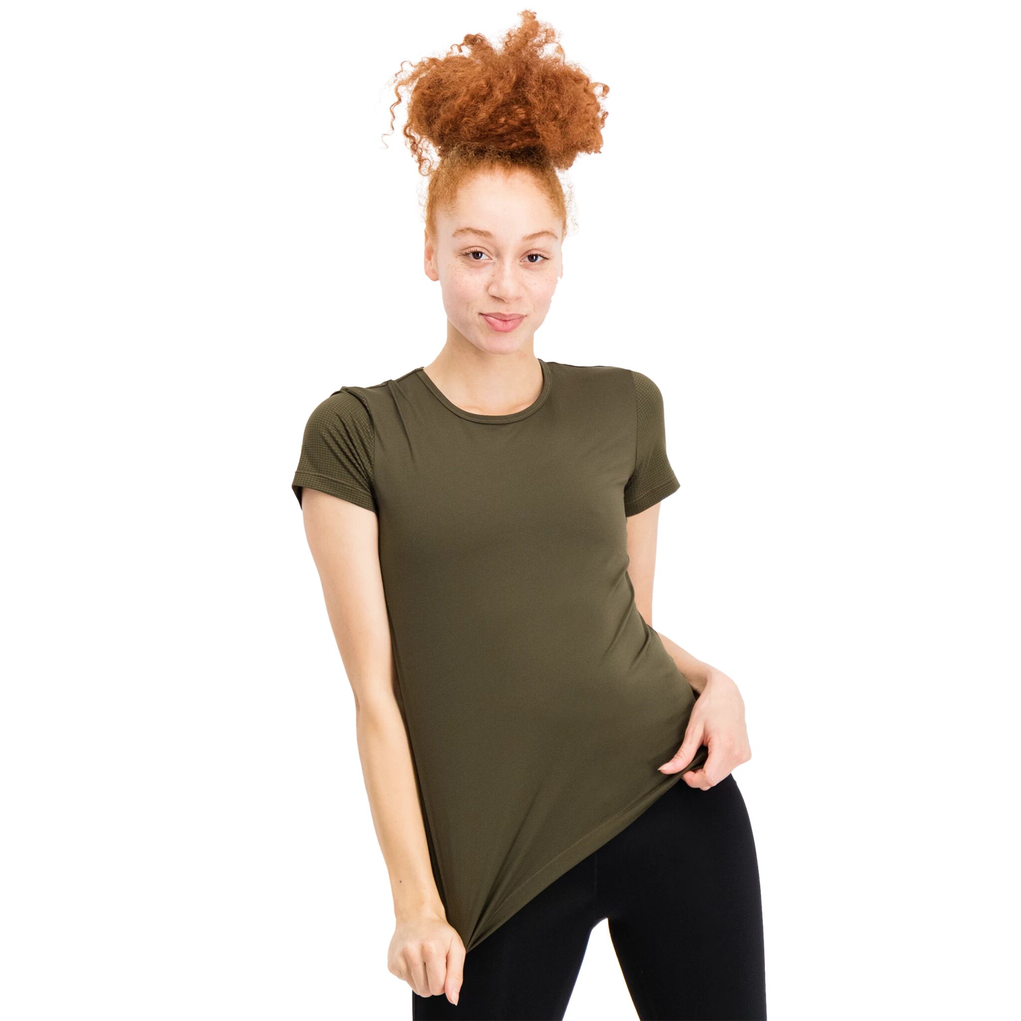 Casall Iconic Tee, t-skjorte dame 40 FOREST GREEN