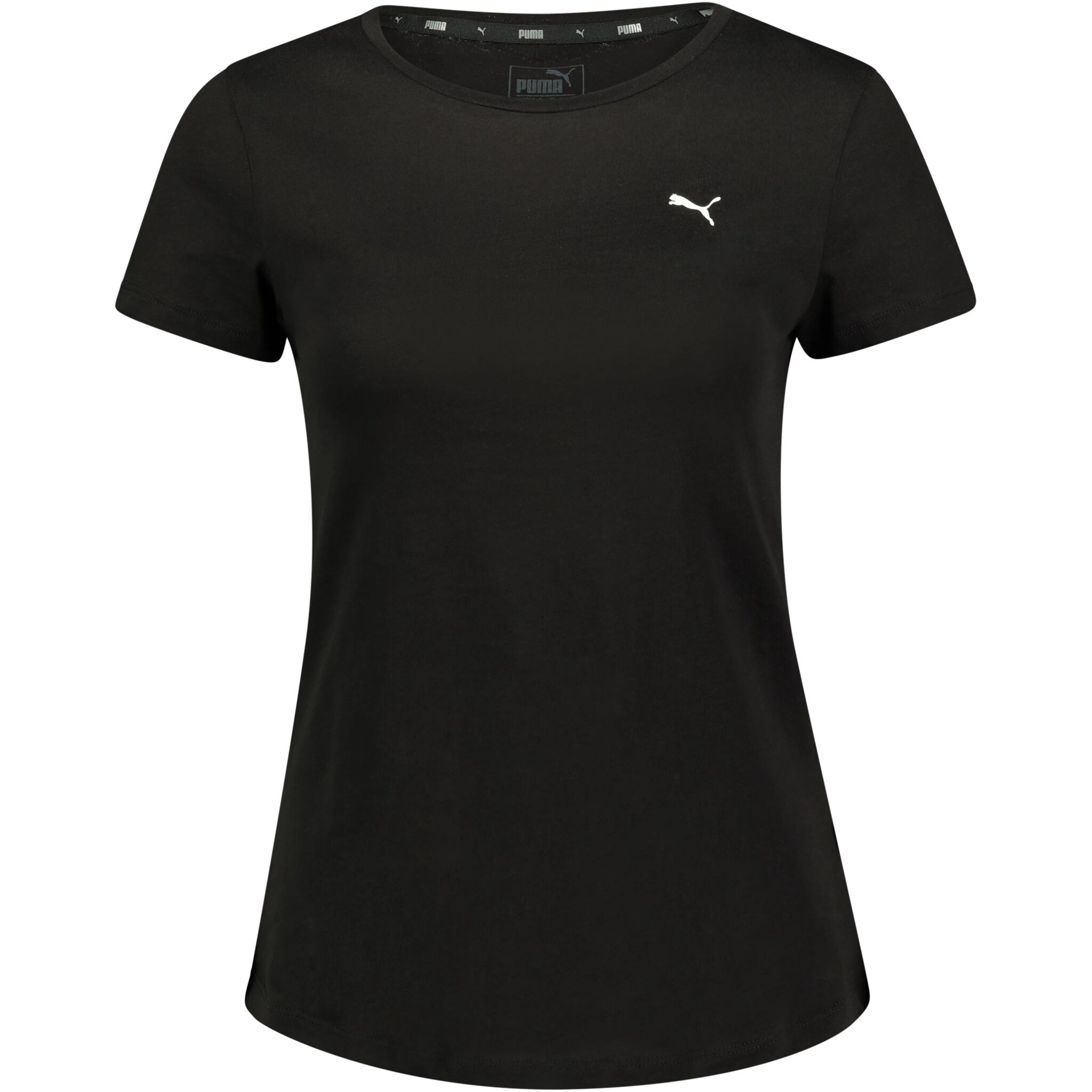 Puma Essential Tee, t-skjorte dame M Cotton Black/Cat