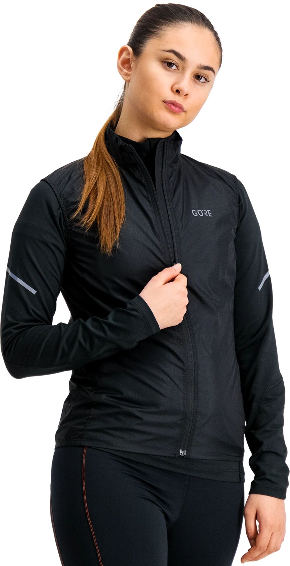 GORE Wear Drive Vest Wmn, løpevest dame 36 BLACK