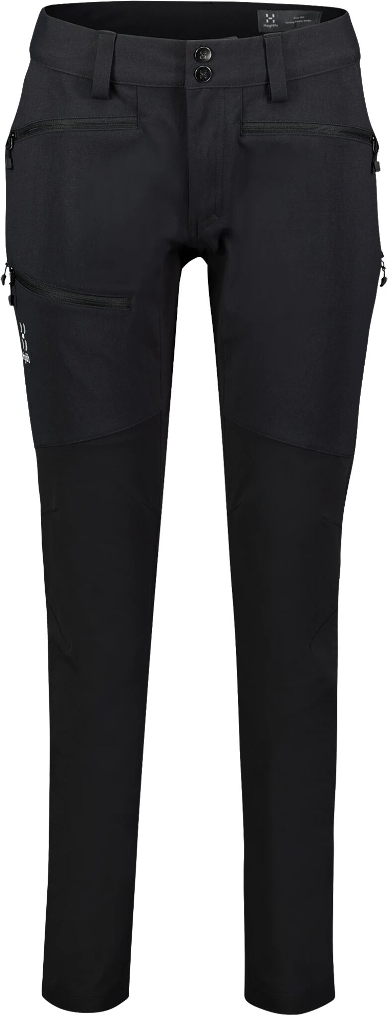 Haglöfs Zircon Pant, softshellbukse dame  36 TRUE BLACK SOLID