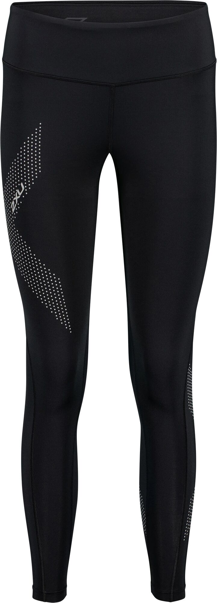 2XU Mid Rise Compression Tight, kompresjonstights dame XST Black/Dotted Reflect