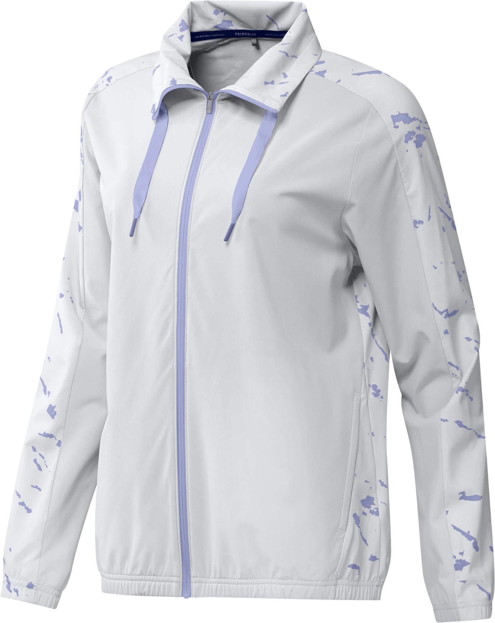 adidas PRIMEBLUE FULL ZIP JACKET WOMAN, golfjakke dame XL White