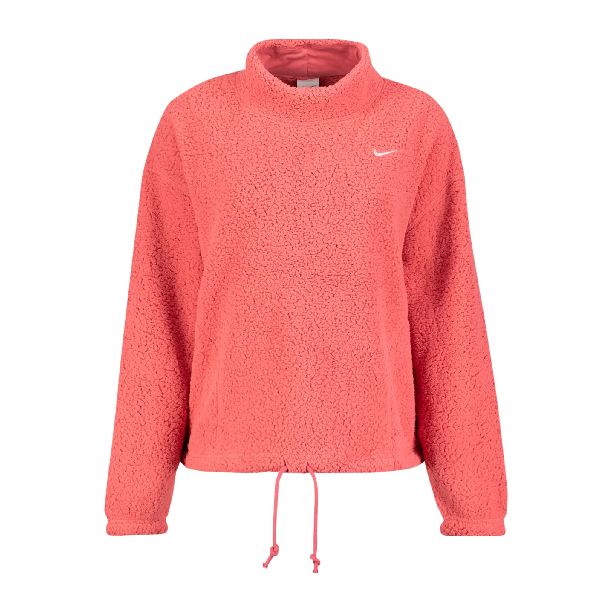 Nike W NK TF COZY FL TOP CORE, genser dame M Archaeo Pink/white