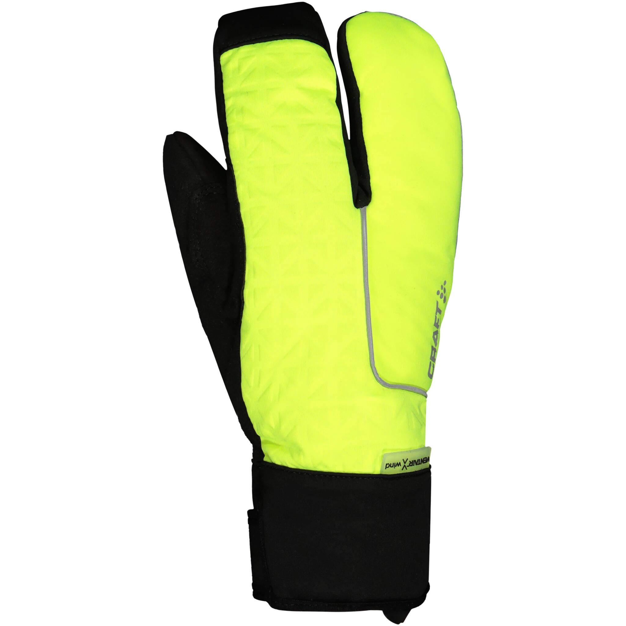 Craft Siberian 2.0 Split Finger glove, sykkelhanske unisex XL-11 Flumino/black