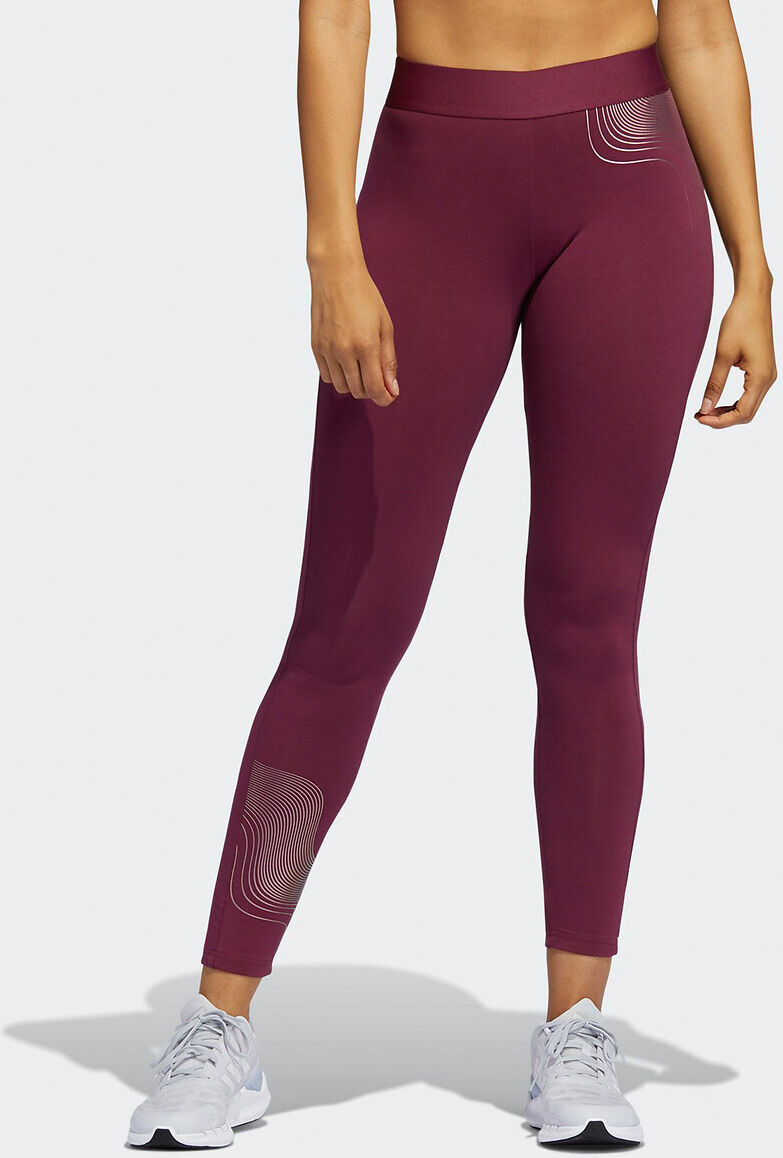 Adidas Performance Leggings de desporto   bordeaux