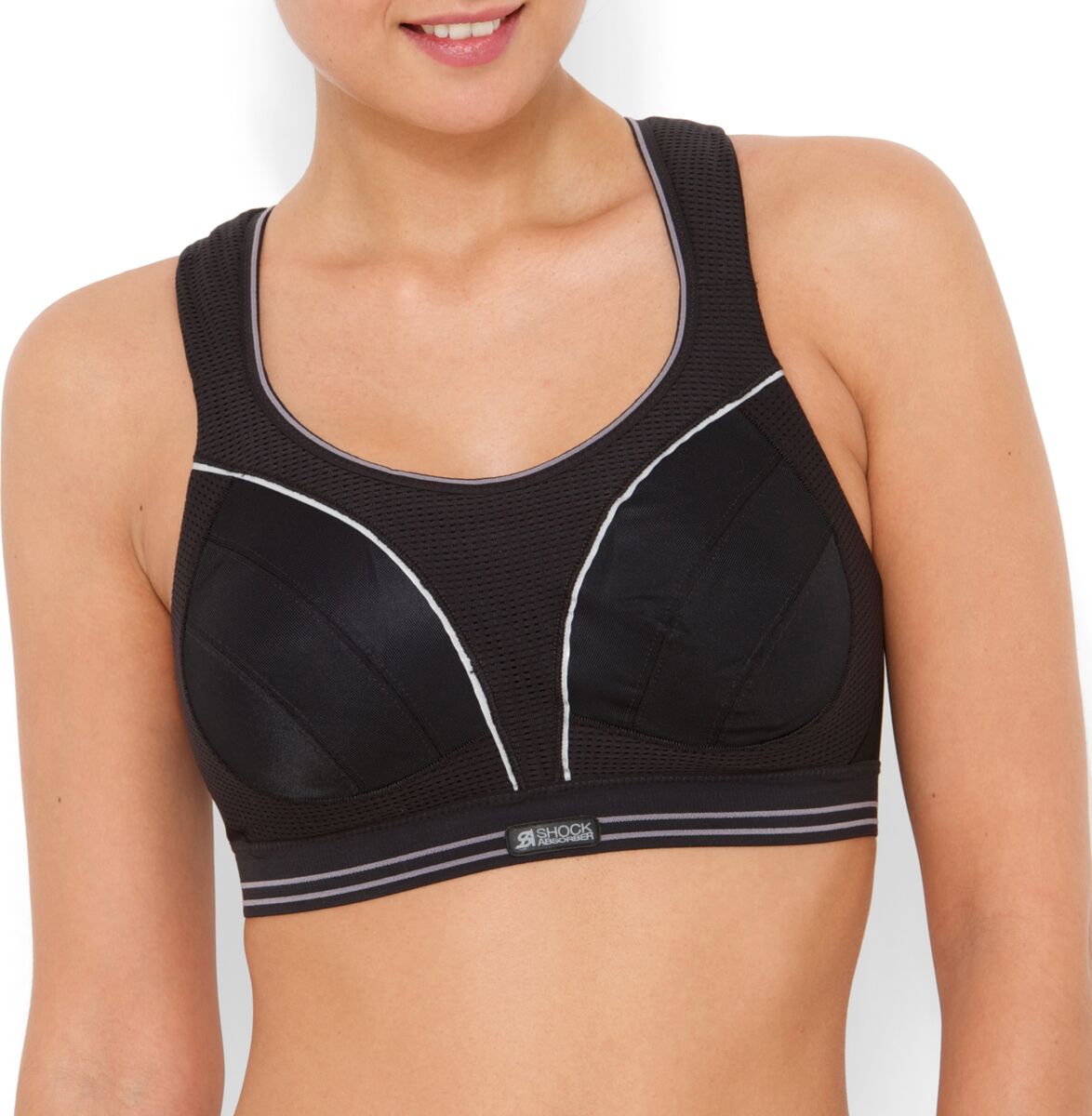 Champion Shock Absorber Soutien especial corrida, Ultimate run bra   Preto