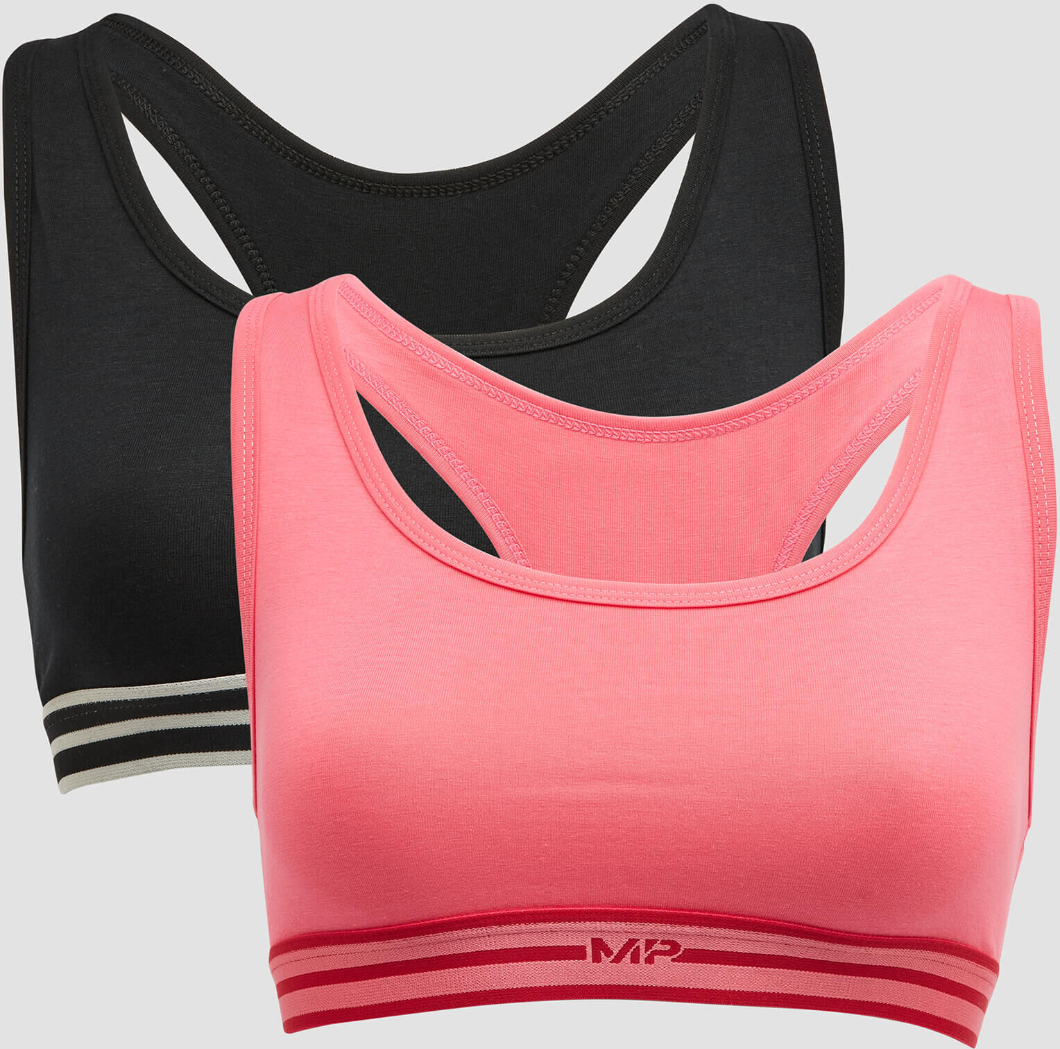 MP Bralette Impact Essentials de Edição Limitada para Senhora da MP (2 un.) - Preto/Rosa - L