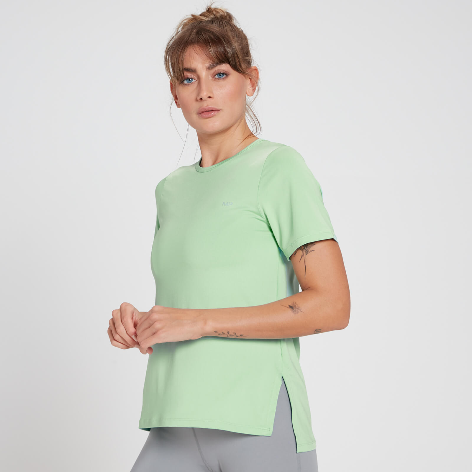 MP T-shirt Velocity da MP para Senhora - Menta  - L