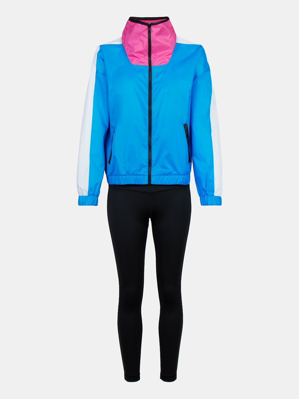 Reebok Fatos de treino Reebok Myt Track Suit - Azul/Rosa/Preto - Mulher