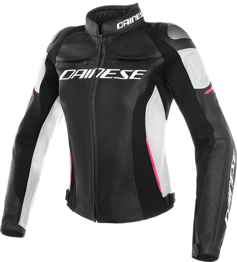 Dainese Racing 3 Jaqueta de couro da motocicleta de senhoras