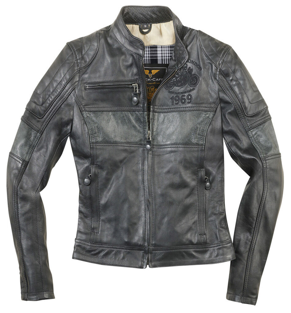 Black-Cafe London Shona II Jaqueta de couro ladies motorcycle