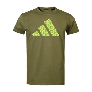 Adidas T-shirt Judo Oliv-Gul 152