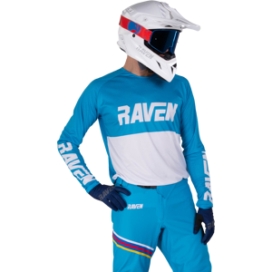 Raven AIR Crosströja Blå-Vit