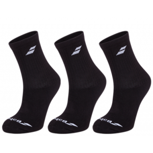 Babolat 3-pack Socks Crew Black (39-42)