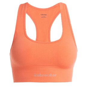 Icebreaker Women Merino Seamless Active Bra Tang XS, Tang