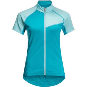 Jack Wolfskin Women's Tourer Fullzip Tee Dark Aqua S, Dark Aqua