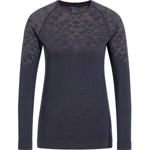 Odlo Women's Kinship Performance Wool 200 Base Layer India Ink Melange M, India Ink Melange