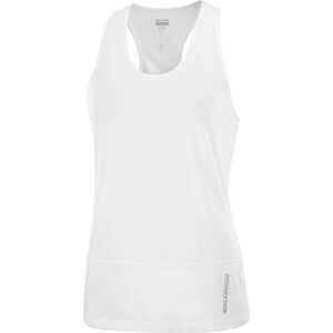 Salomon Women's Cross Run Tank WHITE M, WHITE