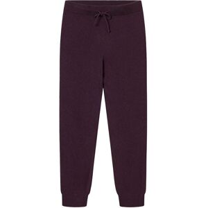 Knowledge Cotton Jade Hybrid Knitted Jog Pants Dam, 38, Chocolate Plum