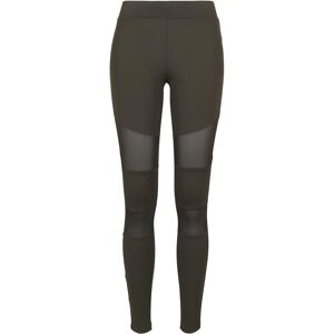 Leggings Tech Mesh UC   DamXSOlivgrön Olivgrön