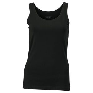 Tank Top Linne   DamLSvart Svart